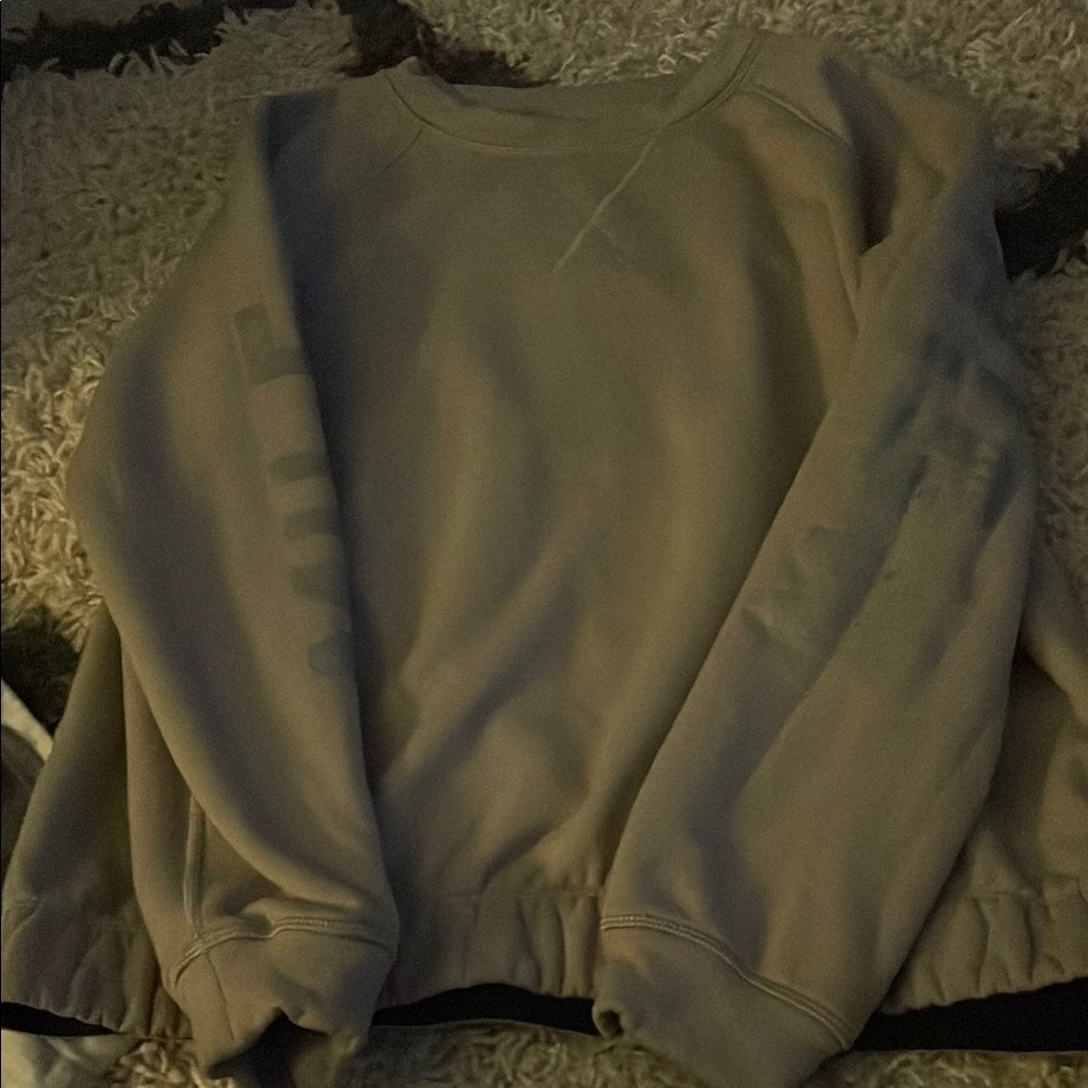Lululemon Athletica Tan Sweatshirt Relaxed Fit